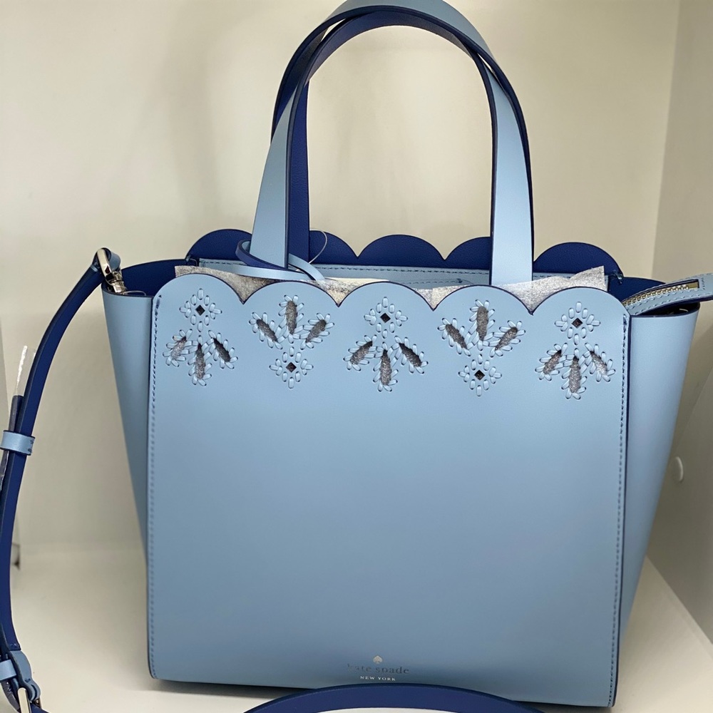 KATE SPADE💥NWT💥MINI MINA MAGNOLIA STREET EYELET - Picture 1 of 10
